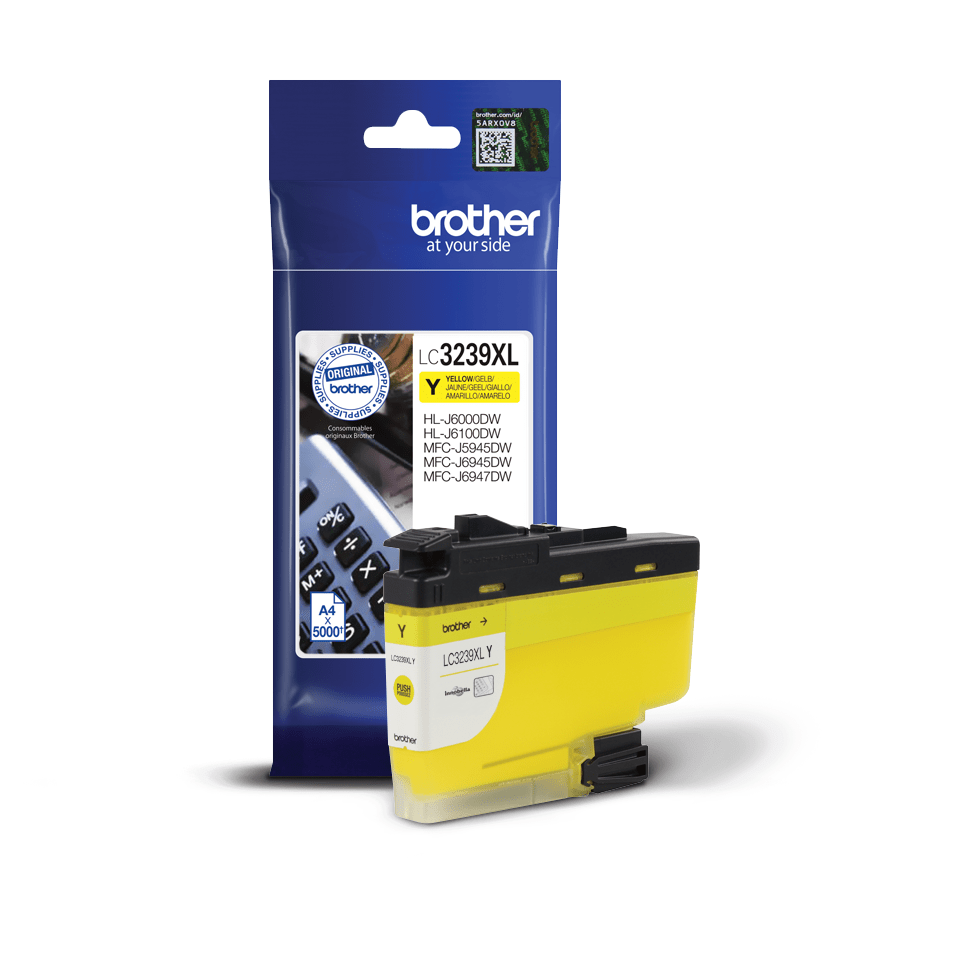 Genuine Brother LC3239XLY High-yield Ink Cartridge – Yellow 2
